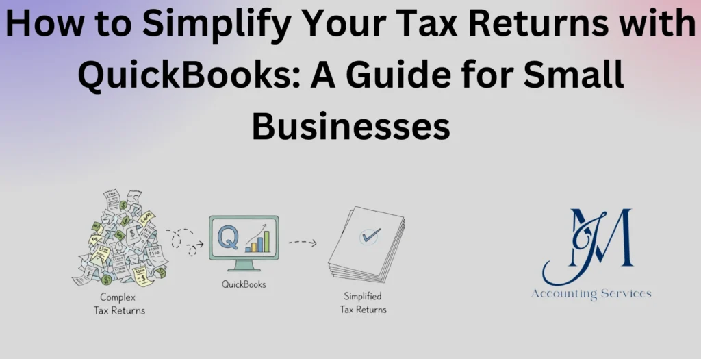 QuickBooks tax report dashboard for small business